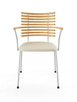 Tiger Armstol, creme læder fra Naver Collection