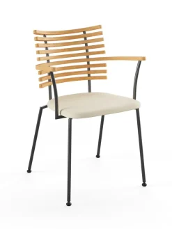 Tiger Armstol, creme læder fra Naver Collection