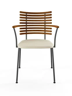 Tiger Armstol, creme læder fra Naver Collection