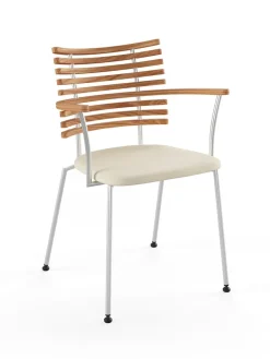 Tiger Armstol, sort læder fra Naver Collection