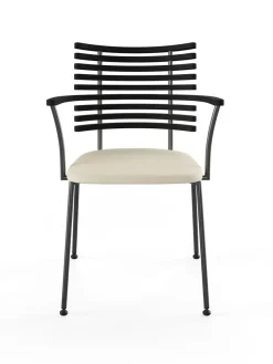 Tiger Armstol, sort læder fra Naver Collection