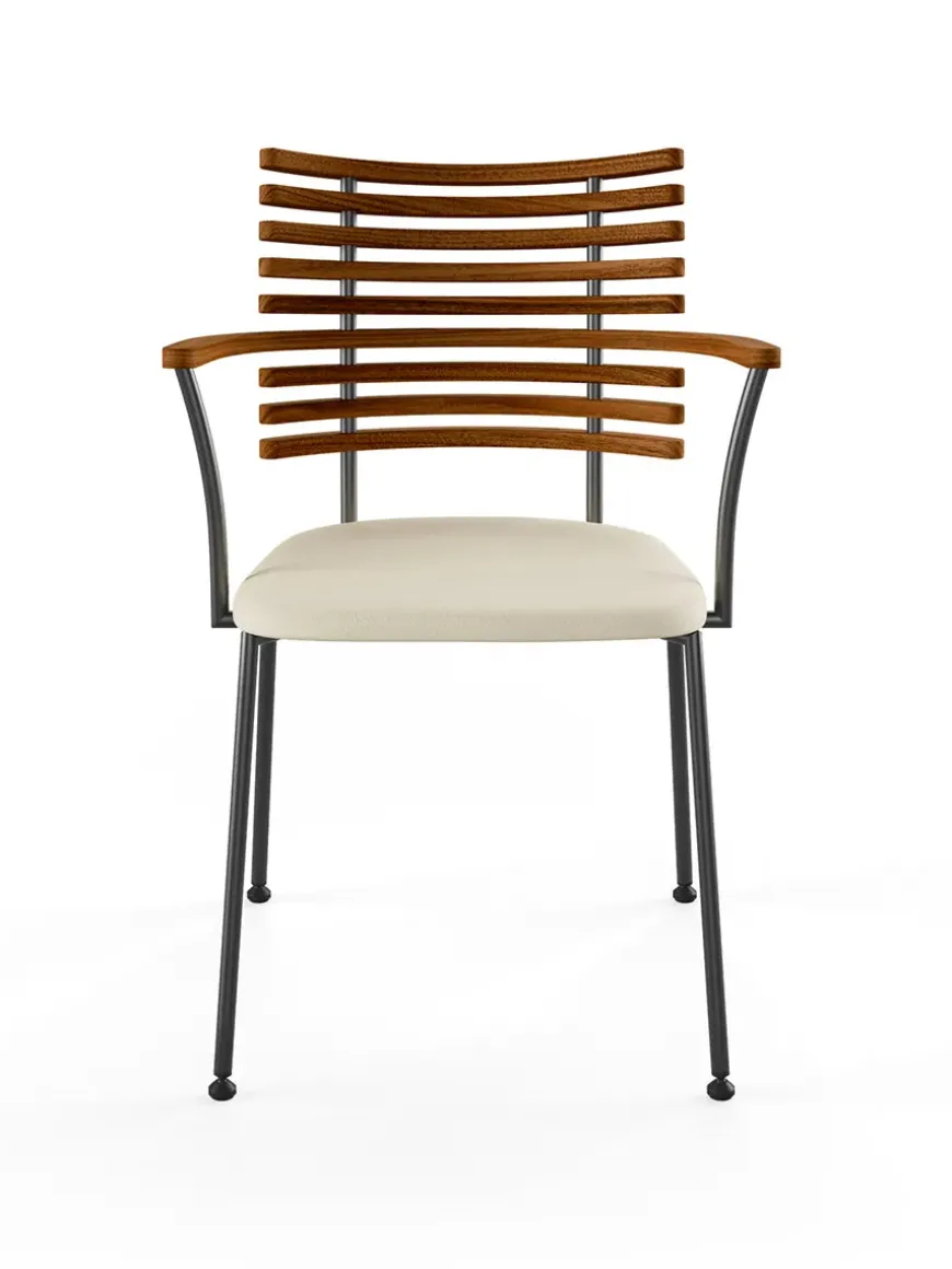 Tiger Armstol, sort læder fra Naver Collection