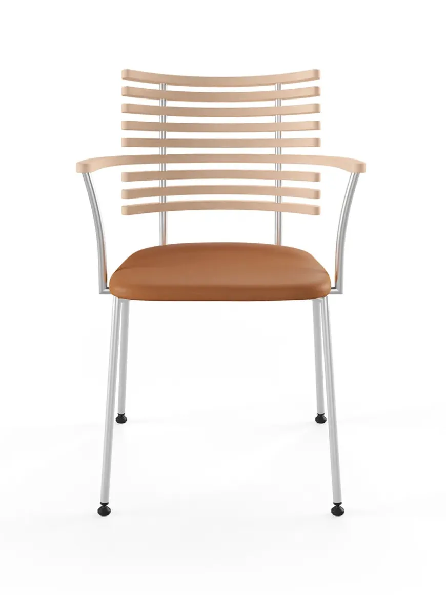 Tiger Armstol, sort læder fra Naver Collection