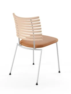 Tiger Stol, creme læder fra Naver Collection