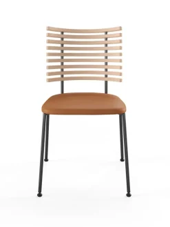 Tiger Stol, creme læder fra Naver Collection