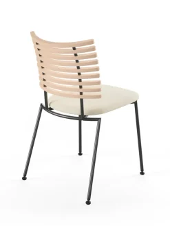 Tiger Stol, sort læder fra Naver Collection