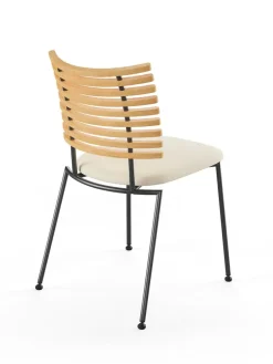 Tiger Stol, sort læder fra Naver Collection