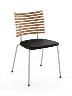 Tiger Stol, sort læder fra Naver Collection