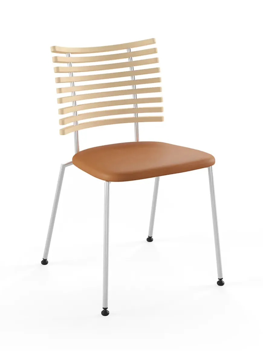 Tiger Stol, sort læder fra Naver Collection