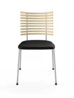 Tiger Stol, sort læder fra Naver Collection