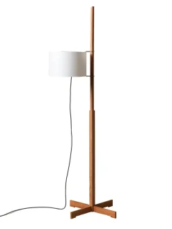 TMM Gulvlampe, valnød fra Santa and Cole