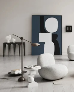 Toe Chair Flat, bouclé fra 101 Copenhagen