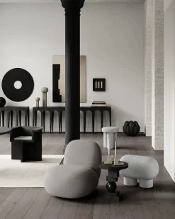 Toe Chair Flat, bouclé fra 101 Copenhagen