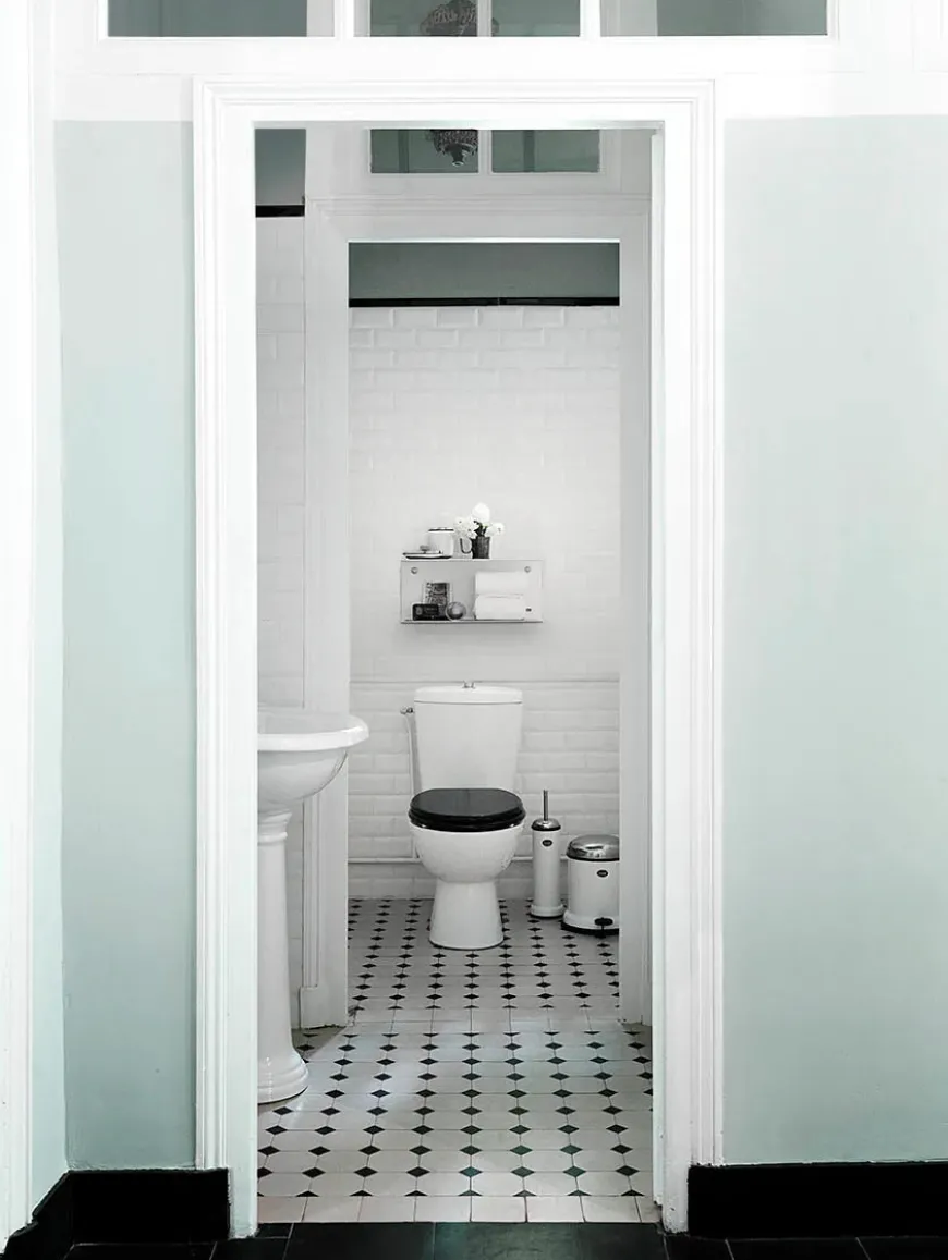 Toiletbørste, hvid fra Vipp