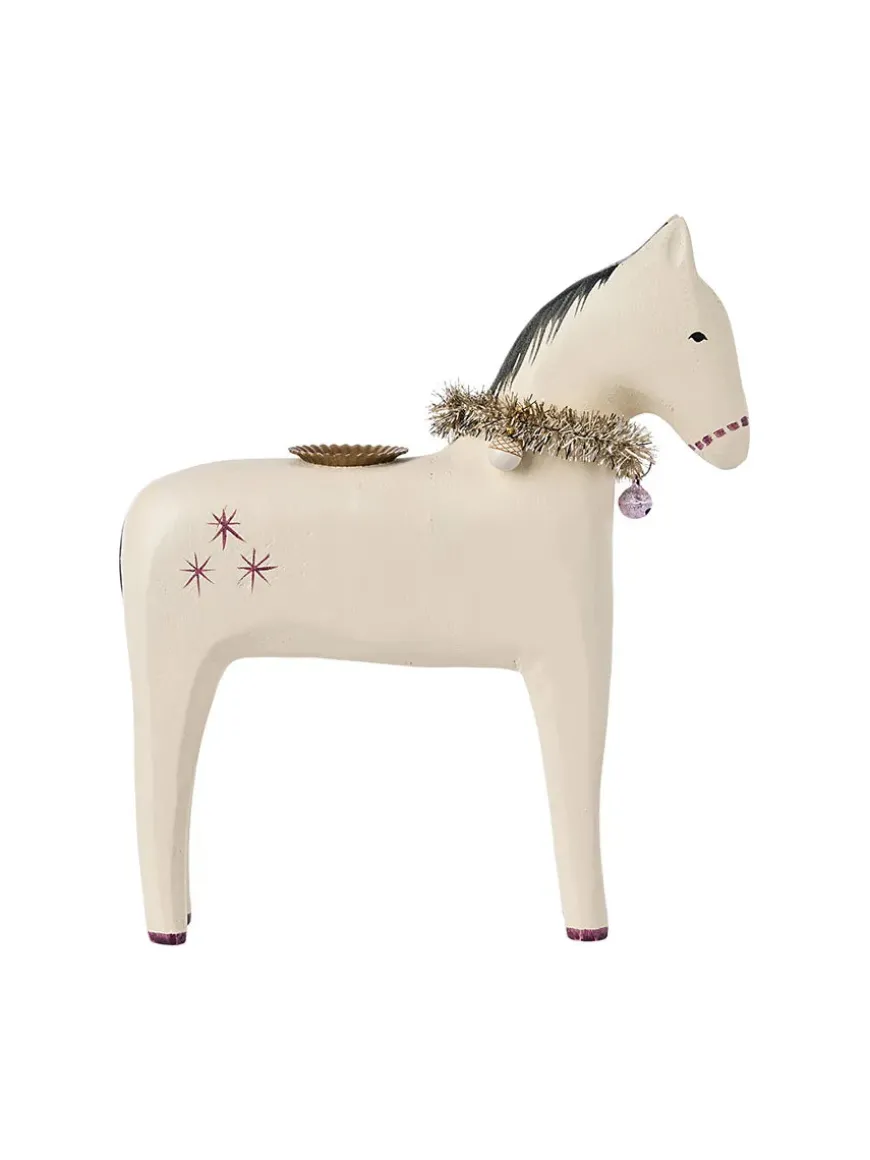 Træhest Lysestage, lille fra Maileg