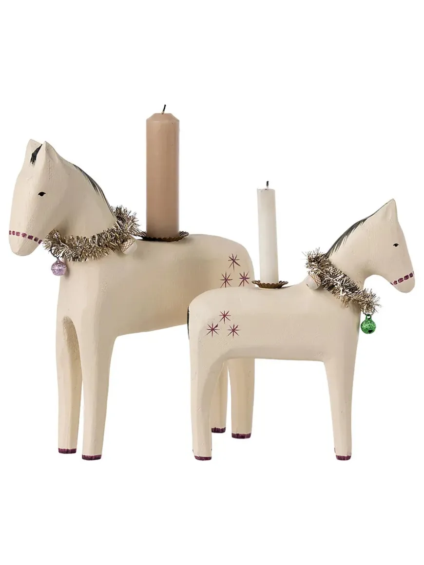 Træhest Lysestage, lille fra Maileg