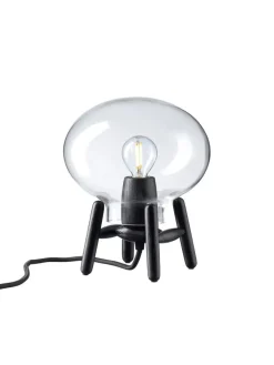 U6 Mini Hiti Bordlampe, klart glas/eg fra FDB Møbler
