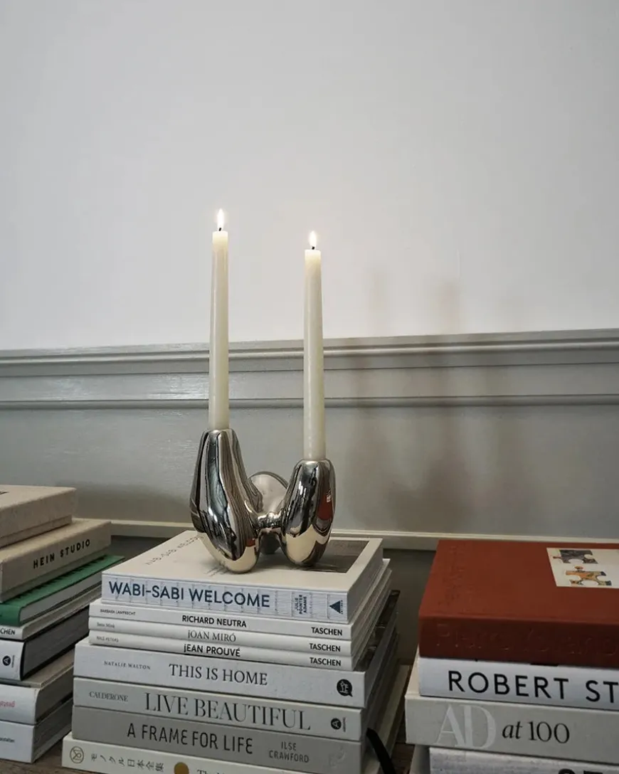 Unity Candleholder, gold fra Hein Studio