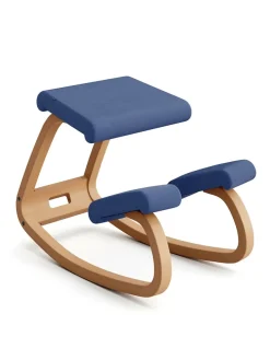 Variable balans stol, dark brown wood/revive 194 fra Variér