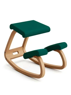 Variable Balans Stol, light brown wood/reflect 984 fra Variér