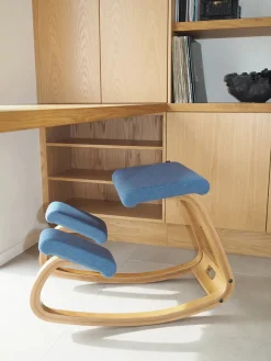 Variable Balans Stol, light brown wood/reflect 984 fra Variér