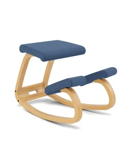 Variable Balans Stol, light brown wood/reflect 984 fra Variér