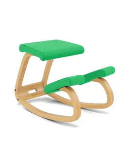 Variable Balans Stol, light brown wood/reflect 984 fra Variér