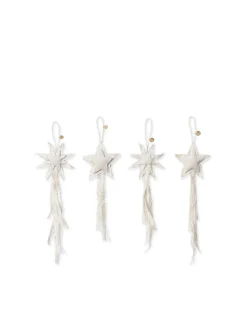 Vela Star Ornaments, sæt á 4 stk. fra Ferm Living