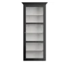 Væghængt Vitrineskab Classic V4, sort fra Lindebjerg Design