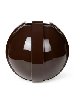 Vinci Vase 02, dark blue fra Louise Roe