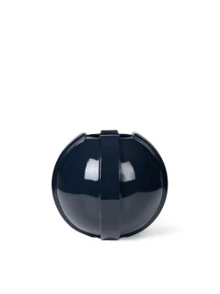 Vinci Vase 01, dark blue fra Louise Roe