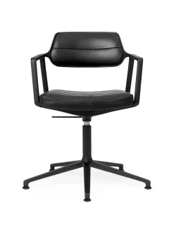 VIPP453 Swivel+ Chair, dark sand tekstil fra Vipp