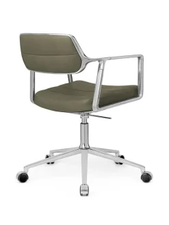 VIPP453 Swivel+ Chair m/hjul, camel læder fra Vipp