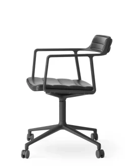 VIPP452 Swivel Chair m/hjul, dark sand fra Vipp