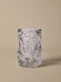 Virelle Vase Clear, H18 fra Ferm Living