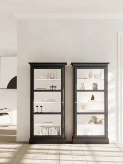 Vitrineskab Classic V3, hvid fra Lindebjerg Design