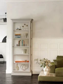 Vitrineskab Classic V1, sort fra Lindebjerg Design