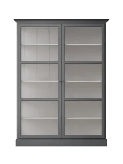 Vitrineskab Classic V2, sort fra Lindebjerg Design