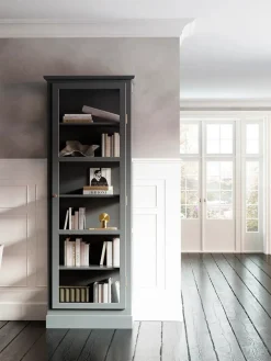 Vitrineskab N1, green fra Lindebjerg Design