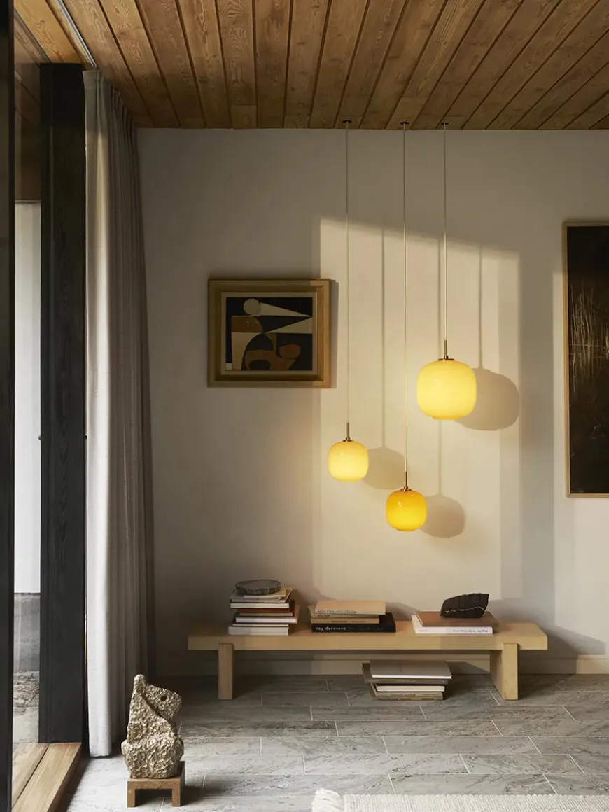 VL45 Radiohus Pale Rose Pendel 175 fra Louis Poulsen