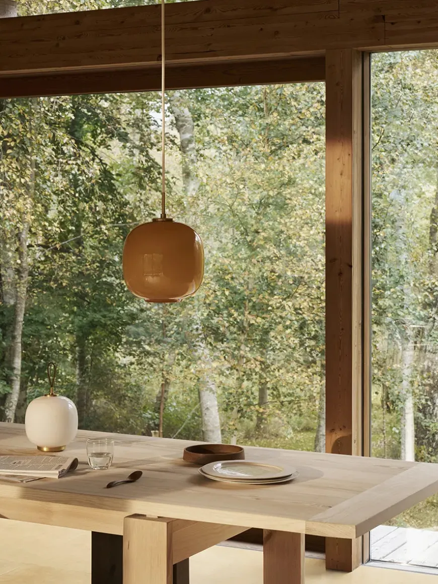 VL45 Radiohus Pale Rose Pendel 250 fra Louis Poulsen