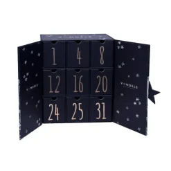 Vondels Adventskalender – Sæt med 9 julekugler