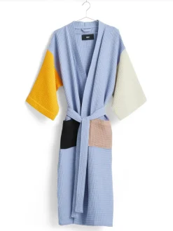 Waffle badekåbe, cream multi fra Hay