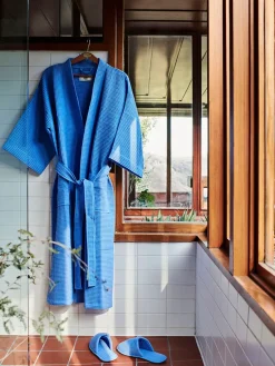 Waffle Badekåbe, off-white multi fra Hay