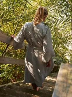 Waffle Badekåbe, sky blue fra Hay