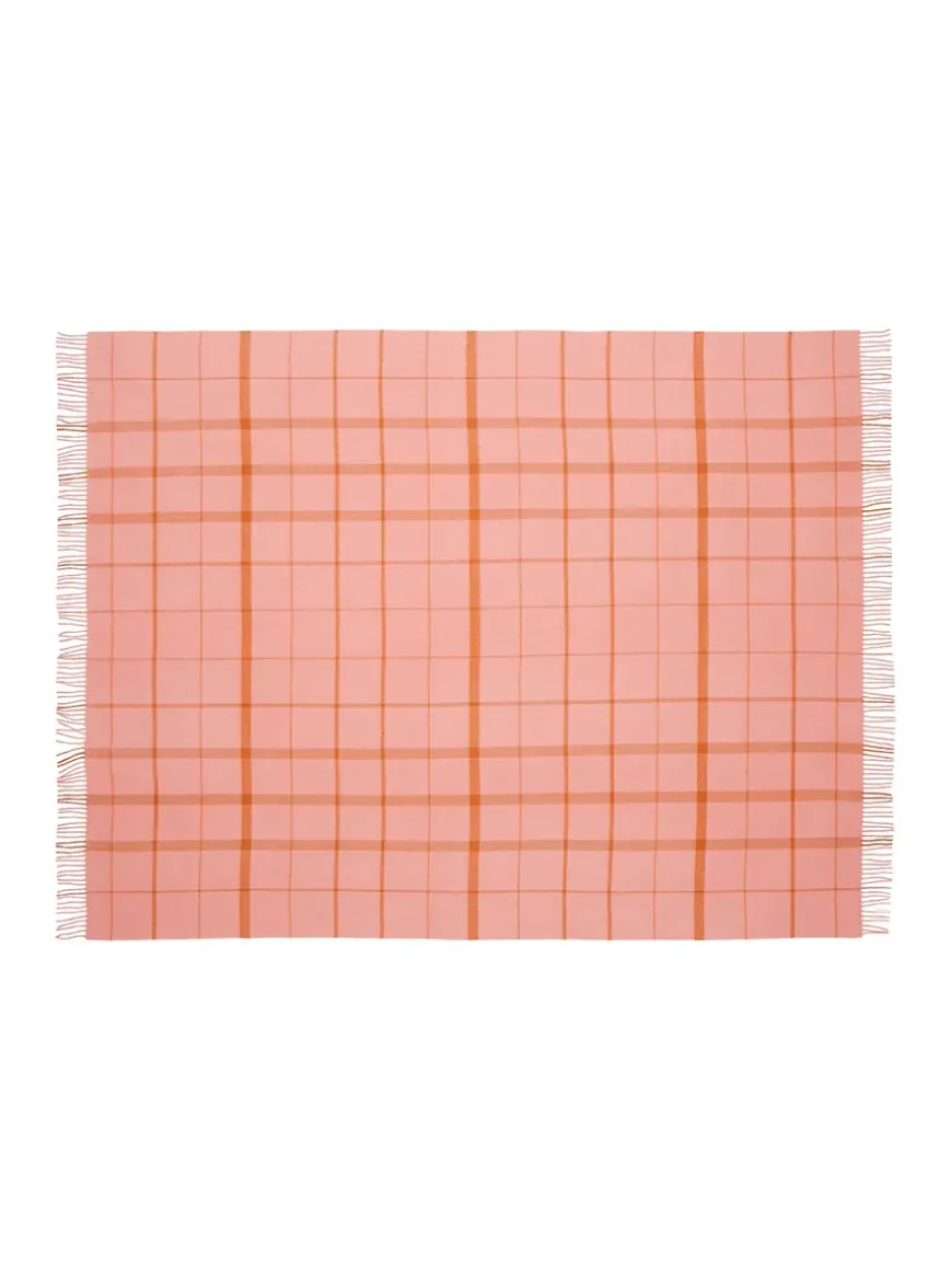 Warp & Weft Plaid, concrete/midnight fra Silkeborg Uldspinderi