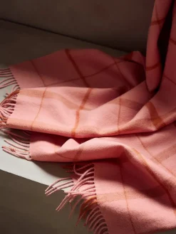 Warp & Weft Plaid, coral/amber fra Silkeborg Uldspinderi