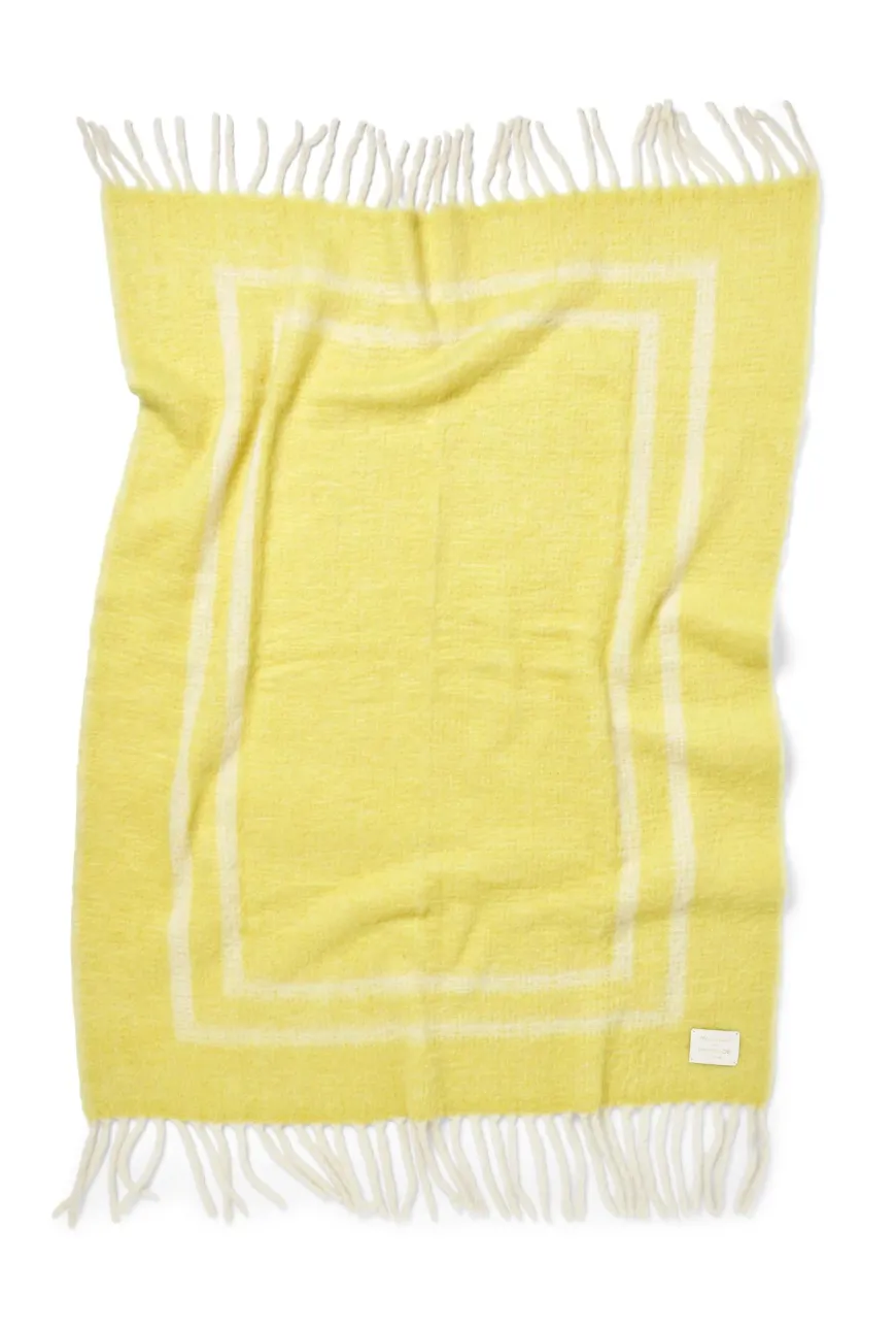 Weekend Plaid, neon yellow & creme fra Bongusta