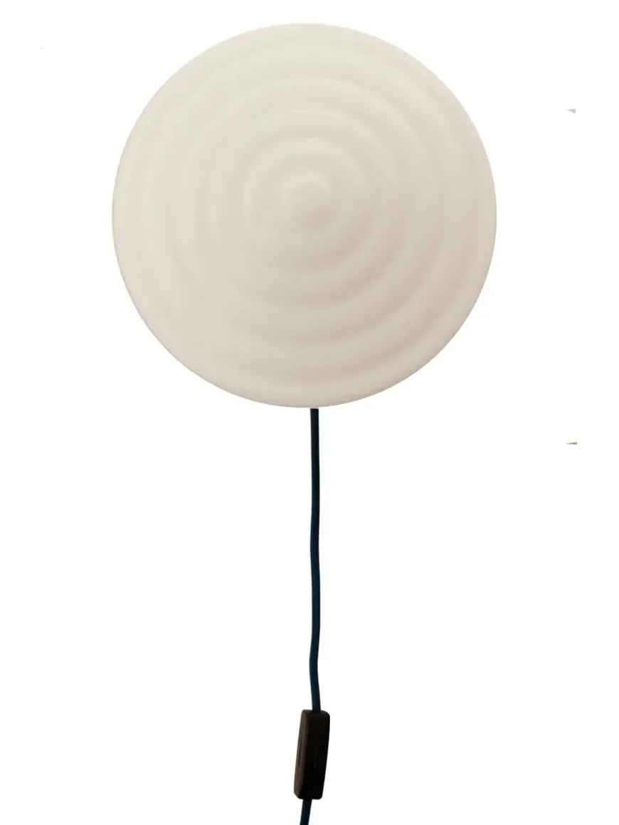 Whipped Wall Lamp, luminous orange fra LEO Objects