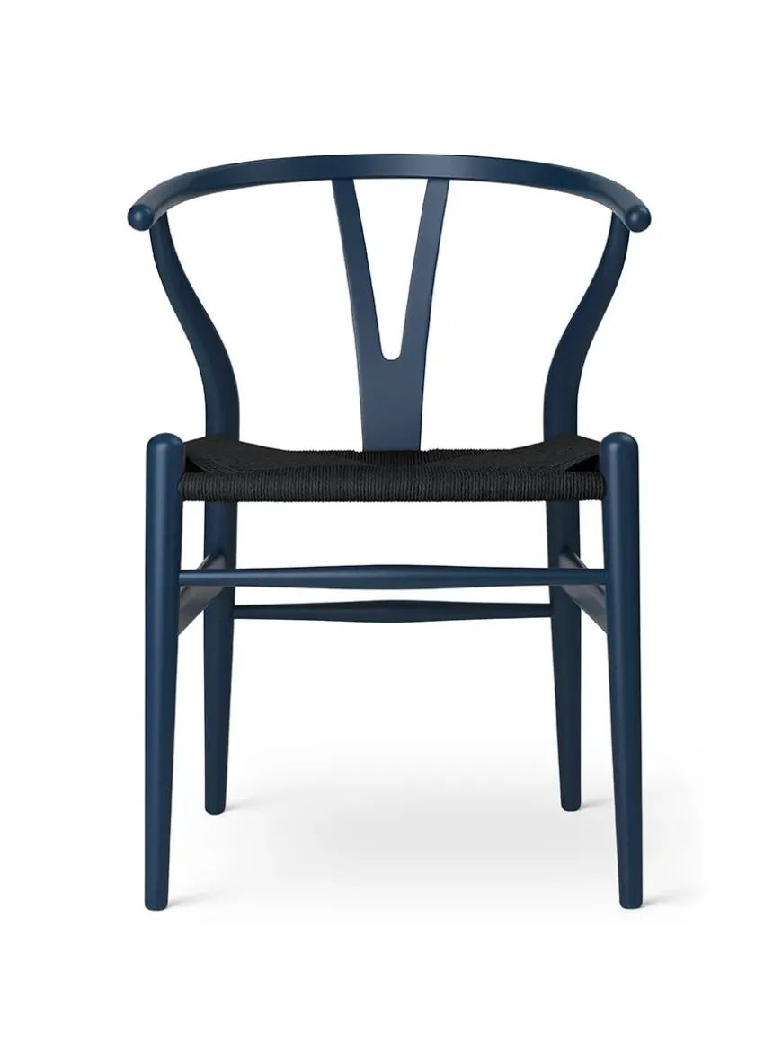 Y-stol CH24 Soft Clay med sort flet af Hans J. Wegner